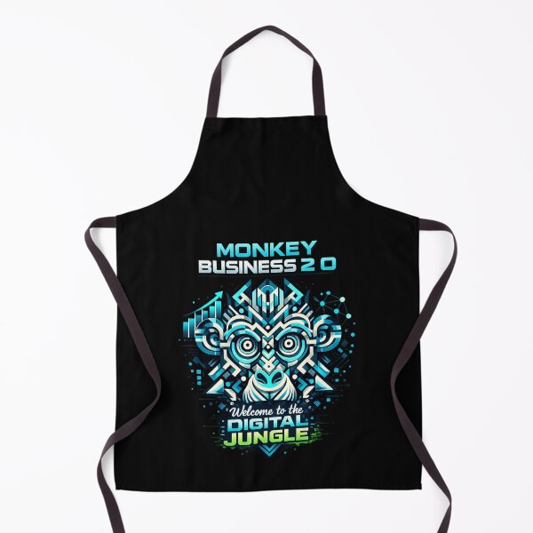 Item preview, DIGITAL JUNGLE — Cyber Geometric Monkey 2.0 designed and sold by Cabrasco.