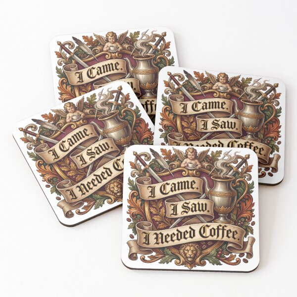 Item preview, I came, I saw, I needed coffee designed and sold by The Quiet Canvas By Jacky.