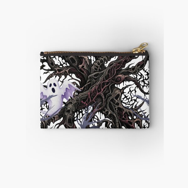Item preview, Spooky Graveyard and Haunted Tree Goth Halloween Pattern designed and sold by VibranPalette.