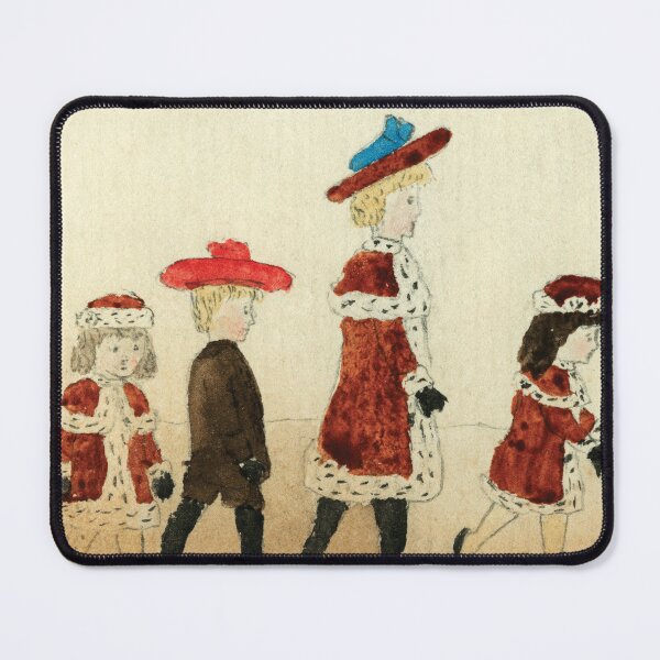 Item preview, Dressed in style for winter walk in 1885   designed and sold by TerryKerrImages.