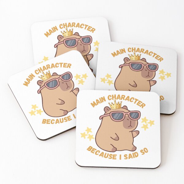 Item preview, Capybara Main Character Energy designed and sold by Skisks-Graphics.