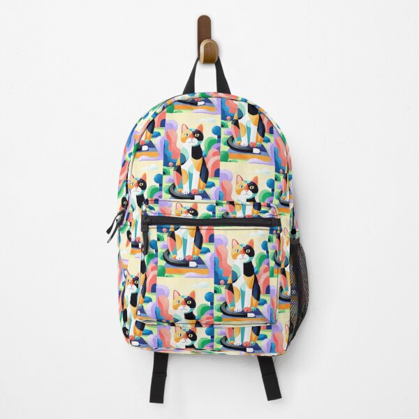 Item preview, Magic Cat in Pastel Geometric Forest designed and sold by Idealforme.
