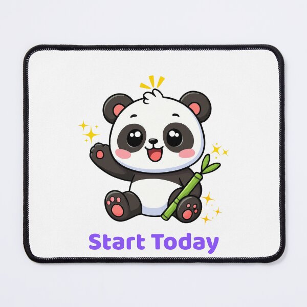 Item preview, Keep Going Cute Panda Motivational Sticker designed and sold by Kick-ArtWorks.
