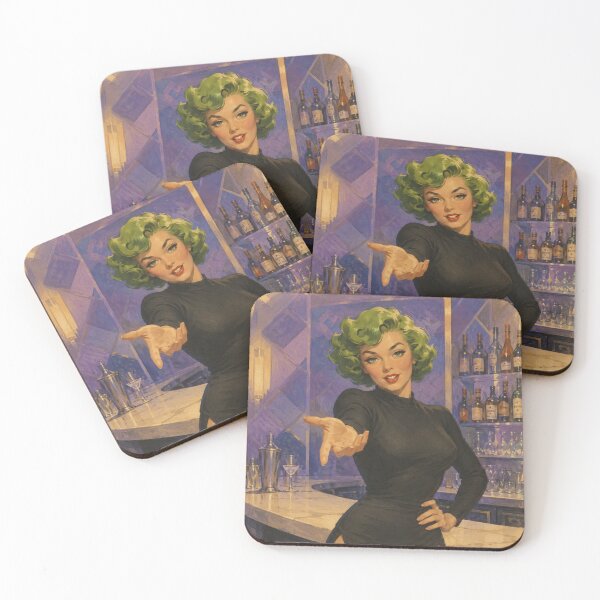 Item preview, Retro Psychic Heroine Pinup – Vintage Anime Glamour Art designed and sold by Cosplayvintage.