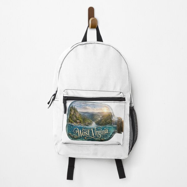 Item preview, West Virginia Landscape in a Bottle – Appalachian Mountains Nature Art Design designed and sold by Fabrifrank.