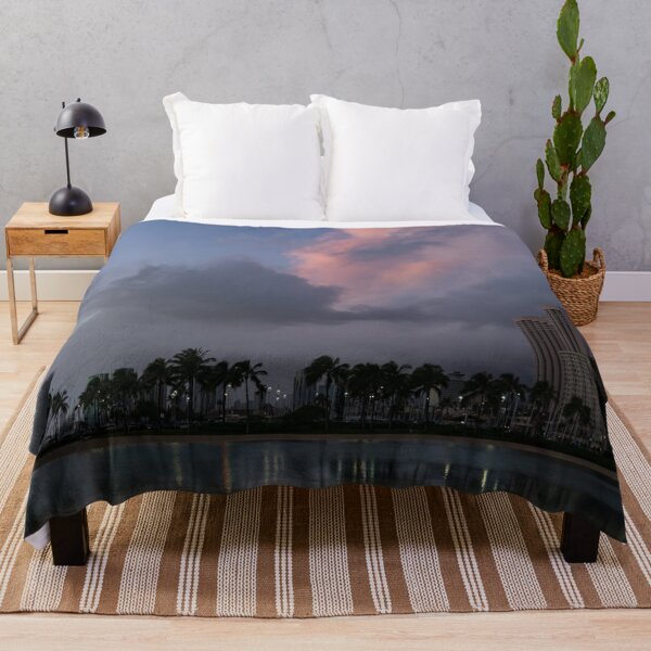 Item preview, Big Sky Hawaii - Duke Kahanamoku Lagoon at Dusk  designed and sold by Georgia Mizuleva.