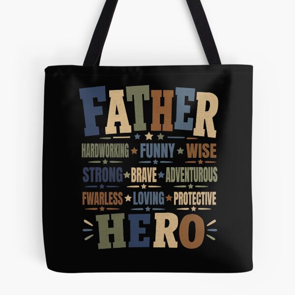Item preview, Father Day Hero Words For Proud Loving Dads Forever designed and sold by FreshVibe Prints.