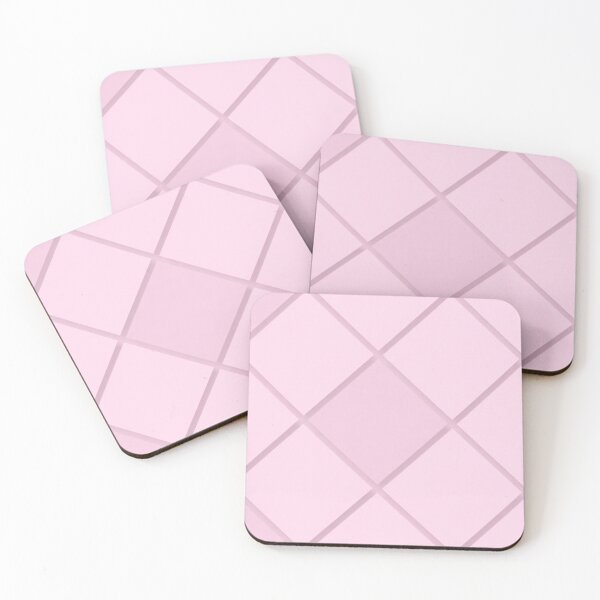 Item preview, Soft Pink Diamond Patterned Wall Panel designed and sold by IntelliMindDesigns.