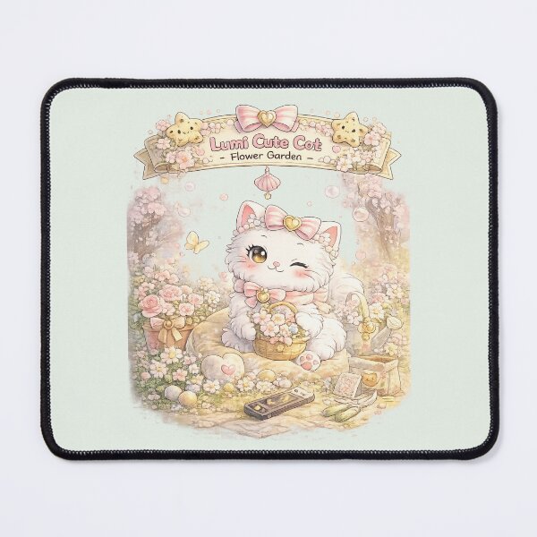 Item preview, Lumi Cute Cat – Flower Garden designed and sold by Mochi Studio.