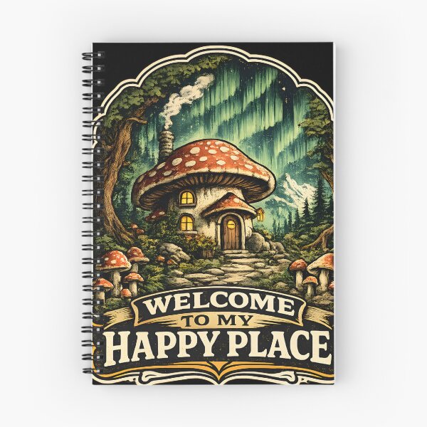 Item preview, Welcome To My Happy Place Mushroom Cottage designed and sold by Mr Lee.