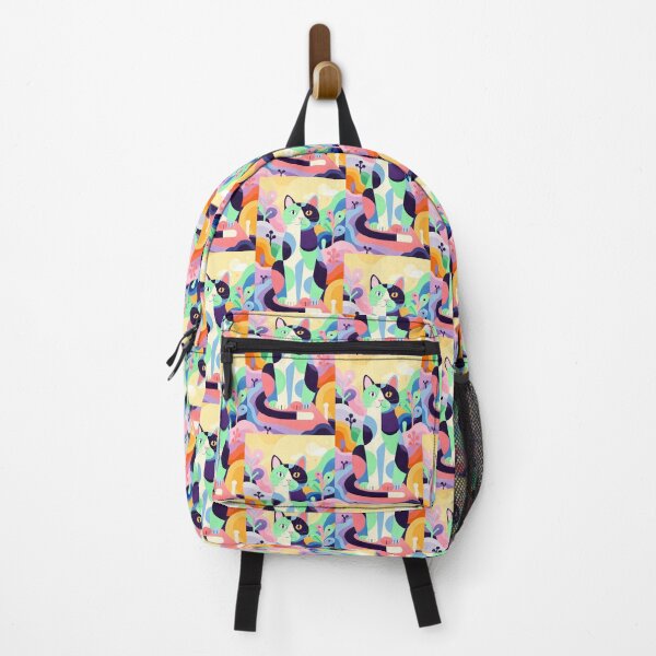 Item preview, Magic Cat in Pastel Geometric Forest designed and sold by Idealforme.