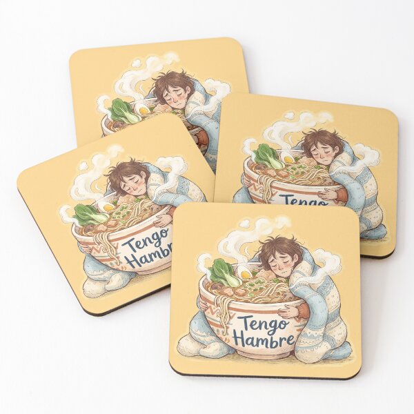Item preview, Cozy Comfort Food Hug Tengo Hambre Art designed and sold by DuckOddity.
