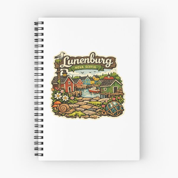 Item preview, Lunenburg Canada Harbor Sticker Souvenir Summer Edition designed and sold by Imaginarium of Chaos falcon88 .