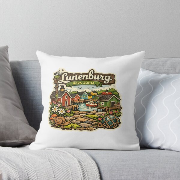 Item preview, Lunenburg Canada Harbor Sticker designed and sold by Imaginarium of Chaos falcon88 .