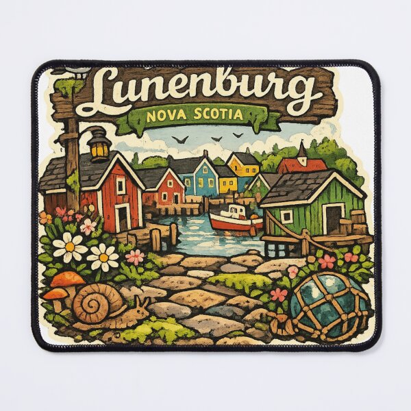 Item preview, Lunenburg Canada Harbor Sticker designed and sold by Imaginarium of Chaos falcon88 .