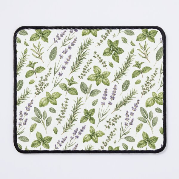 Item preview, Kitchen Herb Garden Watercolor Cozy Seamless Pattern designed and sold by Inkworksbyshery.
