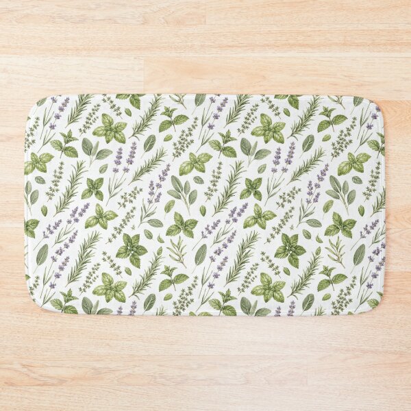Item preview, Kitchen Herb Garden Watercolor Cozy Seamless Pattern designed and sold by Inkworksbyshery.