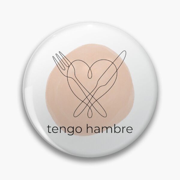 Item preview, Minimalist Line Art Tengo Hambre Modern Foodie designed and sold by DuckOddity.