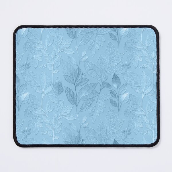 Item preview, Soft Sky Blue Floral Texture Tile designed and sold by IntelliMindDesigns.