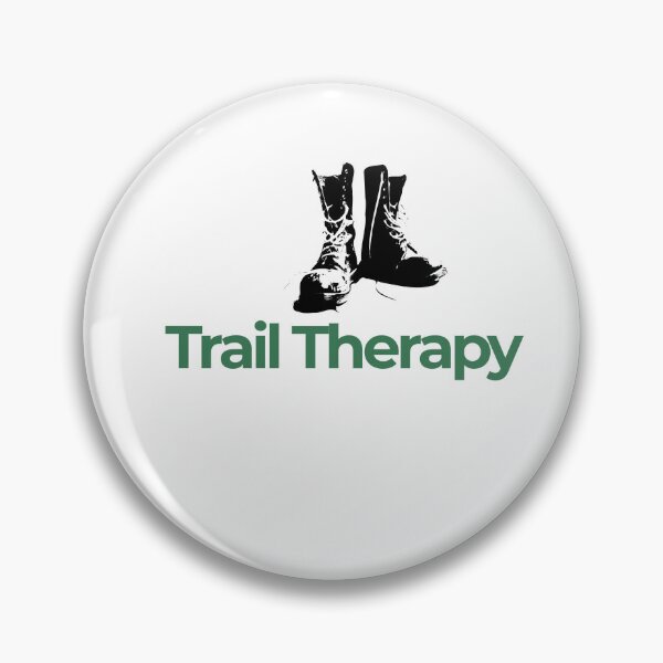 Item preview, Trail Therapy – Hiking Lifestyle Typography designed and sold by J-Nature-Vibes.