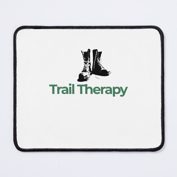Item preview, Trail Therapy – Hiking Lifestyle Typography designed and sold by J-Nature-Vibes.