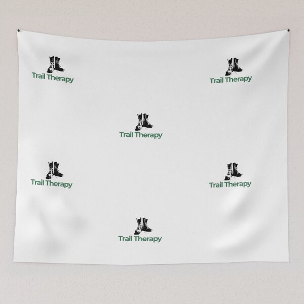 Item preview, Trail Therapy – Hiking Lifestyle Typography designed and sold by J-Nature-Vibes.