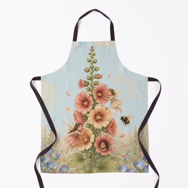 Item preview, Hollyhock faeries designed and sold by Faerieglen.