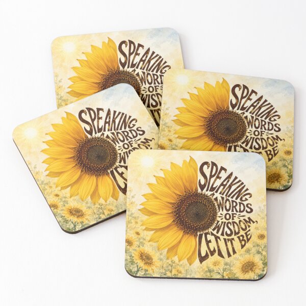 Item preview, Yellow Sunflower with Inspirational Quote designed and sold by Maria Dryfhout.