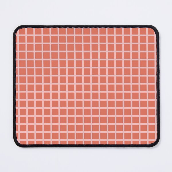 Item preview, Terra cotta & baby pink grid designed and sold by Mint + Midnight.