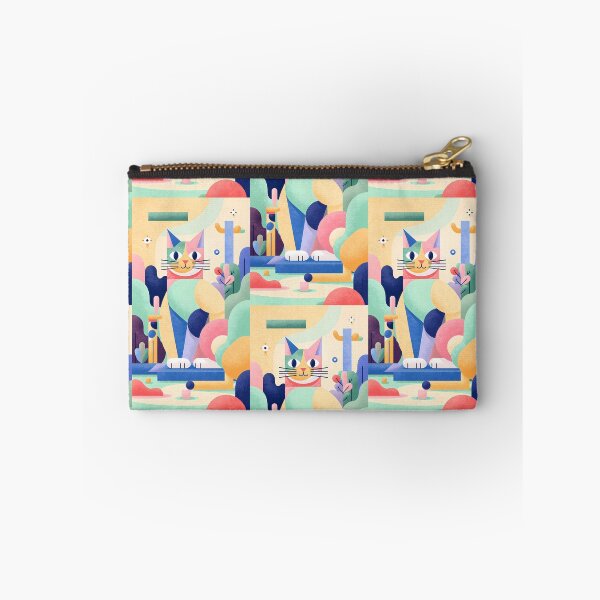 Item preview, Magic Cat in Pastel Geometric Forest designed and sold by Idealforme.