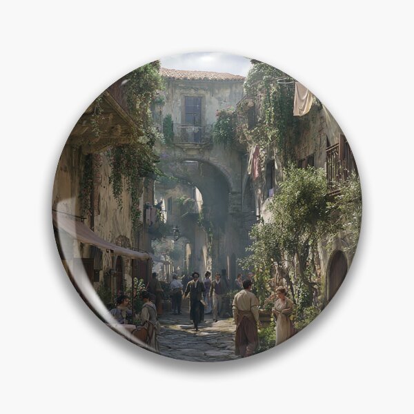 Item preview, "Morning Light in an Old Italian Street" designed and sold by SkyKing Ron.