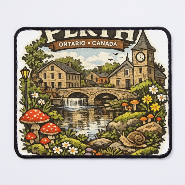 Item preview, Perth Ontario Heritage Sticker Souvenir Summer Edition designed and sold by Imaginarium of Chaos falcon88 .