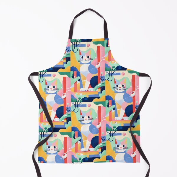 Item preview, Magic Cat in Pastel Geometric Forest designed and sold by Idealforme.