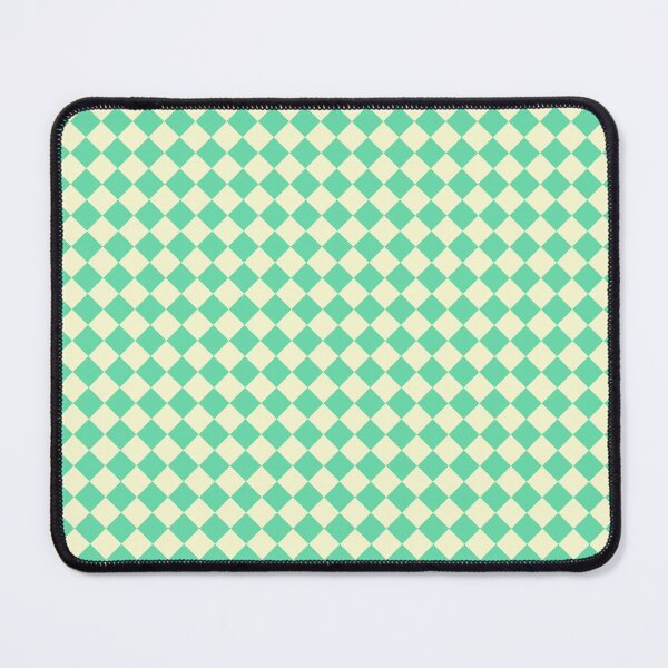 Item preview, Medium aquamarine & light goldenrod mini harlequin designed and sold by Mint + Midnight.