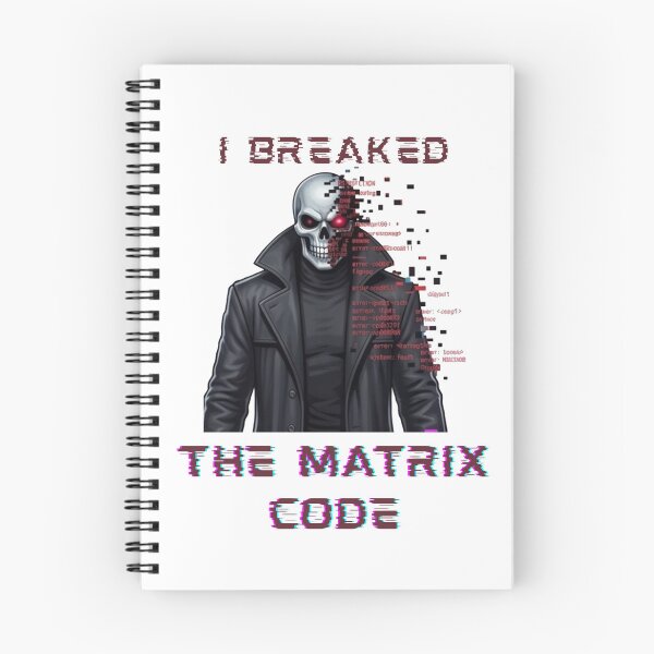 Item preview, Funny Glitch Code Matrix Parody designed and sold by RamjoVerse.