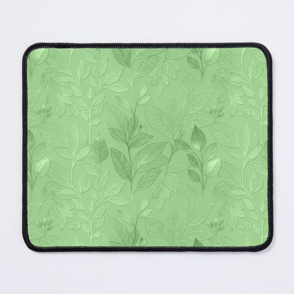 Item preview, Light Mint Green Floral Pattern Tile designed and sold by IntelliMindDesigns.