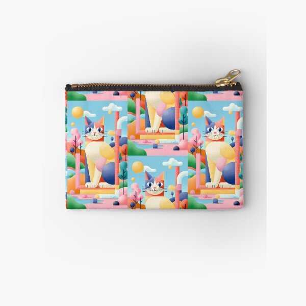 Item preview, Magic Cat in Pastel Geometric Forest designed and sold by Idealforme.