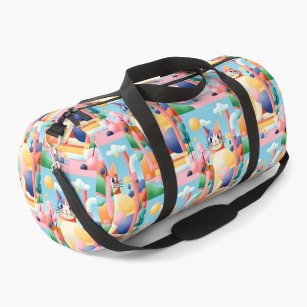 Item preview, Magic Cat in Pastel Geometric Forest designed and sold by Idealforme.