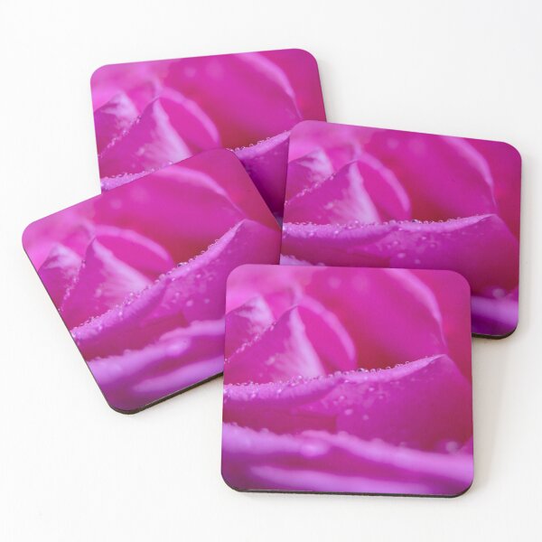 Item preview, Magenta Rose Macro Photography with Raindrops designed and sold by MariaAteva.