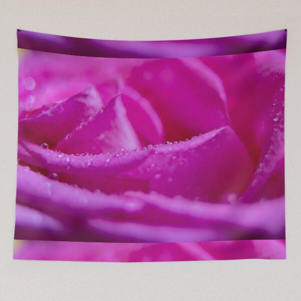 Item preview, Magenta Rose Macro Photography with Raindrops designed and sold by MariaAteva.