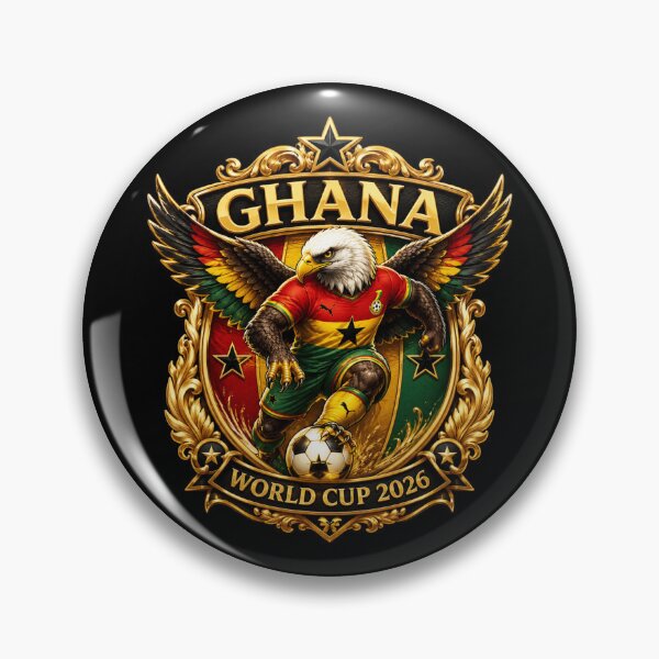 Item preview, Ghana Football Crest designed and sold by ORIGIN™ Premium Wear.