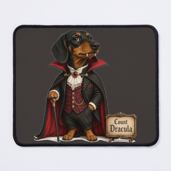 Item preview, Count Dracula Dachshund Literary Dog designed and sold by Caradestrella.