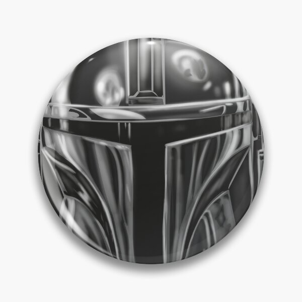 Item preview, Mandalorian Warrior Helmet with Darksaber Galactic Illustration designed and sold by rabardock.