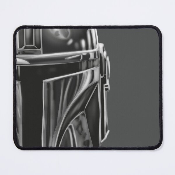 Item preview, Mandalorian Warrior Helmet with Darksaber Galactic Illustration designed and sold by rabardock.