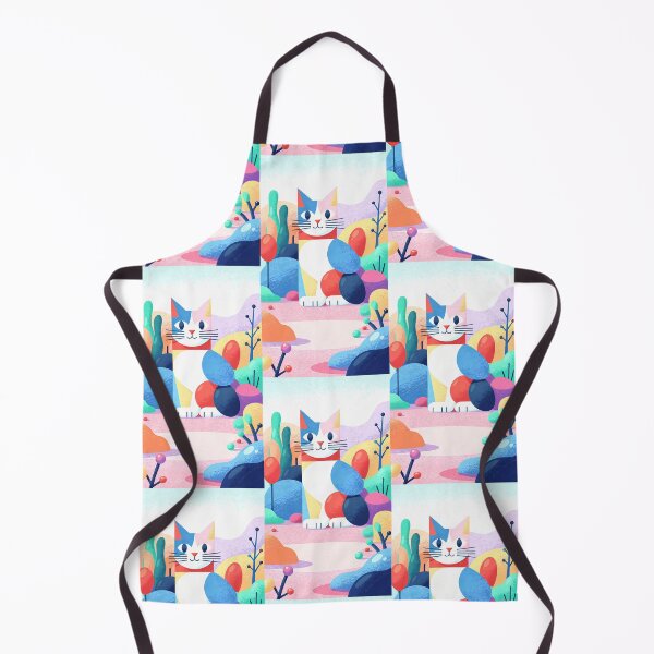 Item preview, Magic Cat in Pastel Geometric Forest designed and sold by Idealforme.