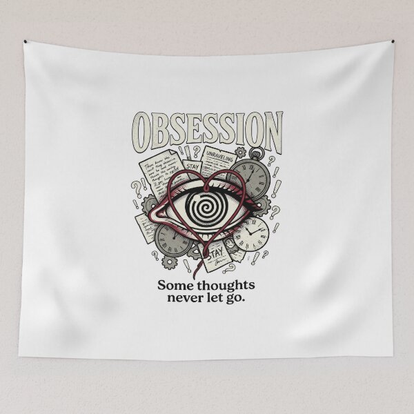 Item preview, Obsession Psychological Thriller Vintage Eye Red Thread Goth Aesthetic designed and sold by Kate1art.