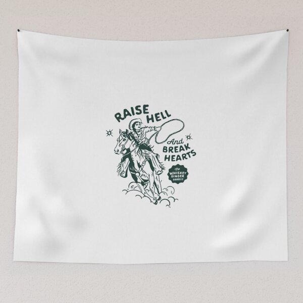 Item preview, Raise Hell And Break Hearts Western Rodeo Cowgirl designed and sold by HeinzanoRoder.