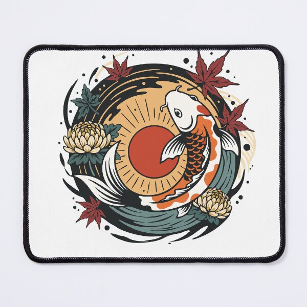 Item preview, vortex – fish, sun, water, flowers in a circle designed and sold by PawelZmich.