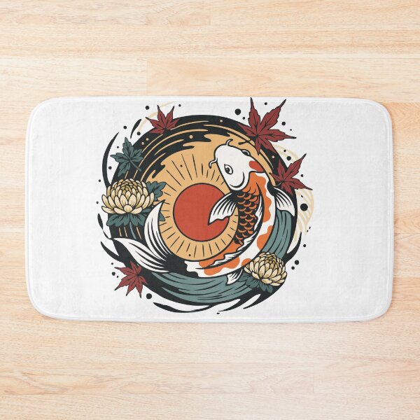 Item preview, vortex – fish, sun, water, flowers in a circle designed and sold by PawelZmich.