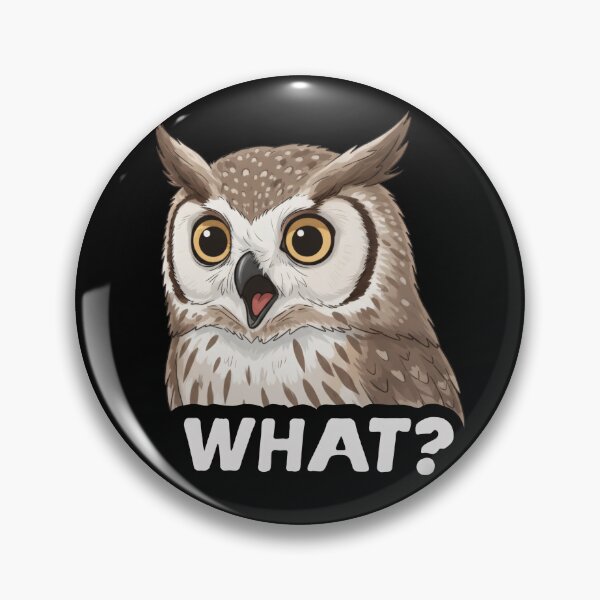 Item preview, Funny Owl What Humor Meme Zoo Boys Girls Kids designed and sold by rafaeltto.